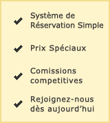 Réservez nos hôtels