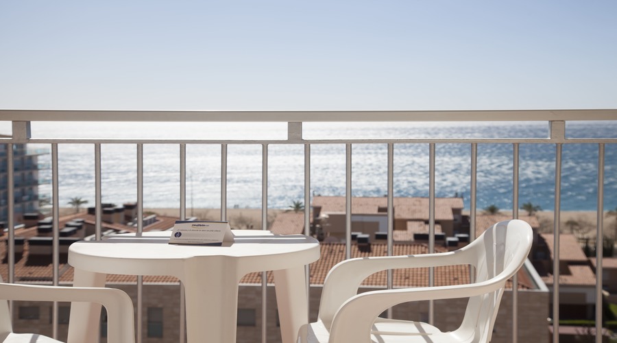 View balcony hotel calella