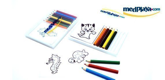 medplaya - amigo card - bloc note avec crayon